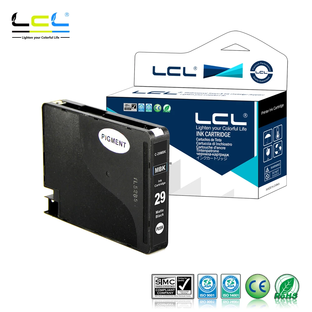 LCL PGI-29 PGI-29MBK PGI29 (1-Pack матовый черный) чернильный картридж совместимый для Canon PIXMA Pro-1