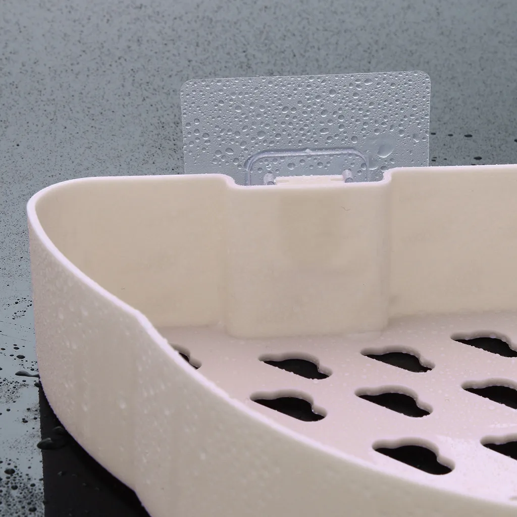 4 вида цветов угловой ванная комната органайзер для хранения на полке настенная