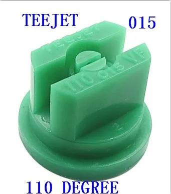 80 градусов/110 градусов Teejet сопла, сельскохозяйственный распрыскиватель сопла, пластиковые бум распылительные сопла плоский вентилятор советы, садовый опрыскиватель сопла - Цвет: TEEJET-110DEGREE-015
