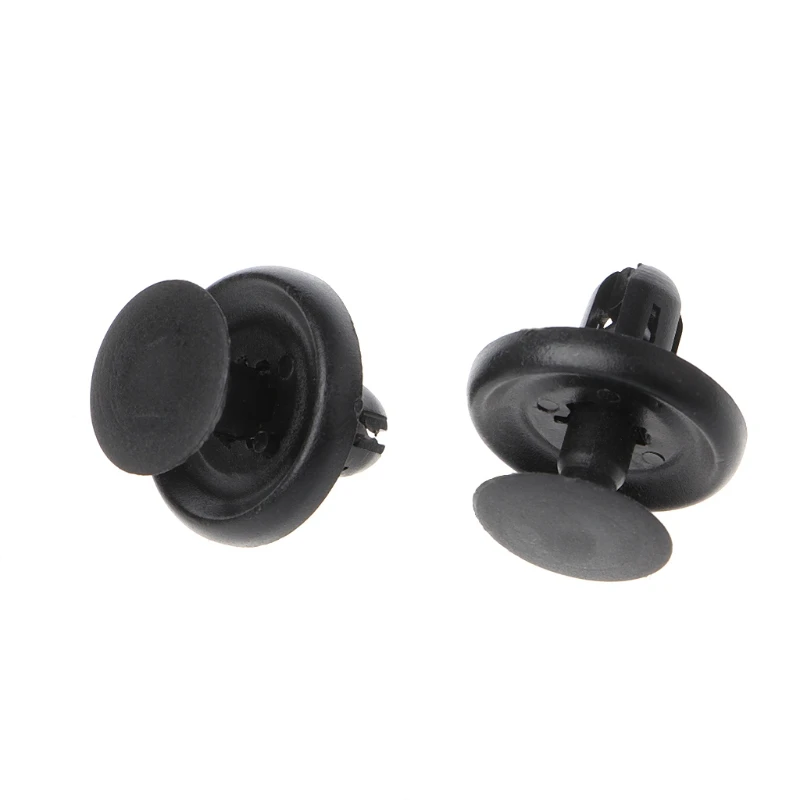 50 шт. черная Автомобильная дверь крыло багажник Крепеж Панели Зажимы заклепки