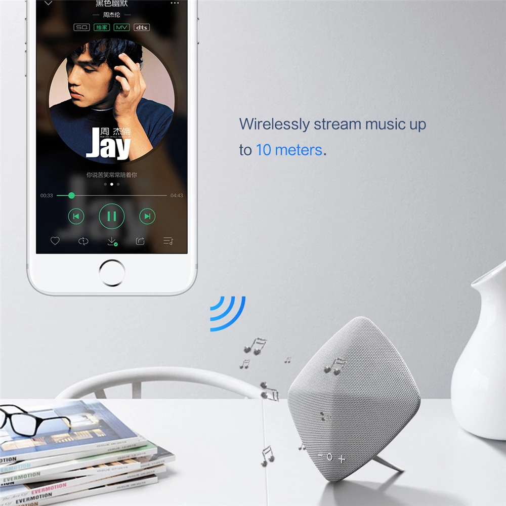 ROCKSPACE HiFi Мини Bluetooth 5.0 Блютуз Колонки usd и флешкой портативная музыкальная колонка стерео звук для айфона и xiaomi телефона