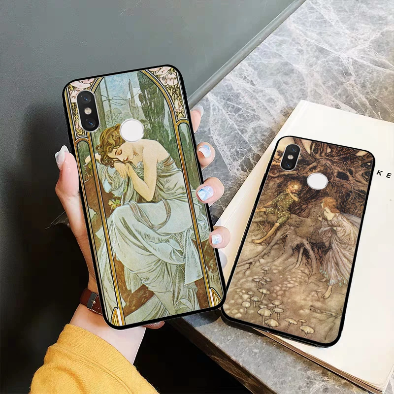 Ультратонкий силиконовый чехол Lavaza art ALPHONSE MUCHA для Xiaomi Redmi 4A 4X 5 5A 6 6A 7 7A 8 8A K20 Pro Plus S2