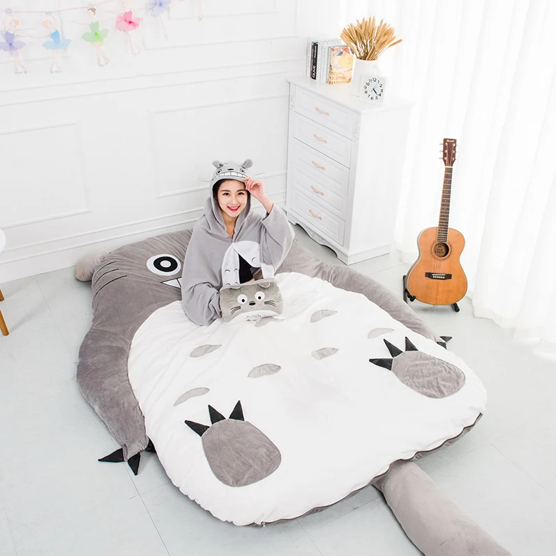 Лидер продаж 2017 года диван-кровать Totoro для ленивых одиночный мультяшный татами