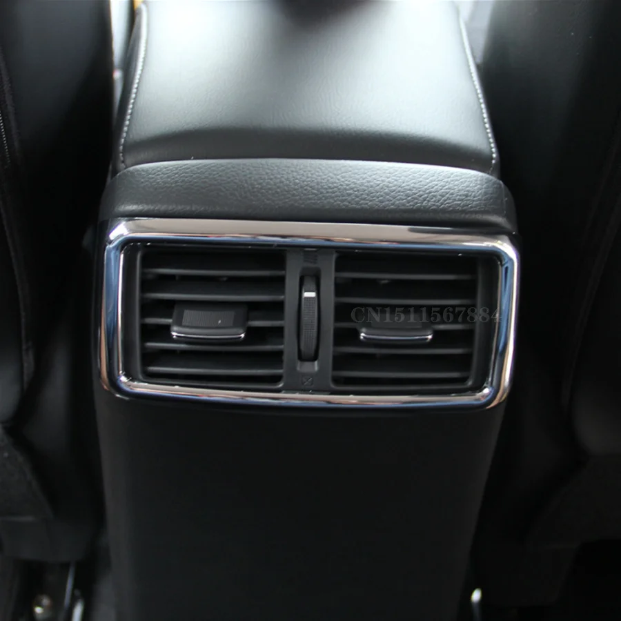 ABS Chrome Trim Outlet Air Conditioning Decoration Circle Cover Sticker For Nissan X TRAIL X-trail Xtrail Rogue T32 2014 2015 | Автомобили