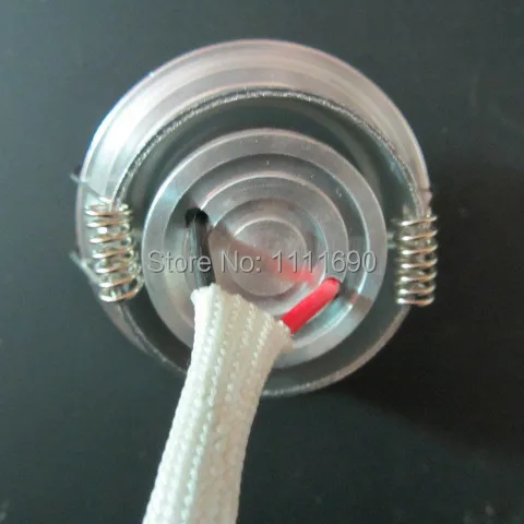 10 шт./лот мини светодиодный светильник 1 Вт потолочный в шкаф с серебряным