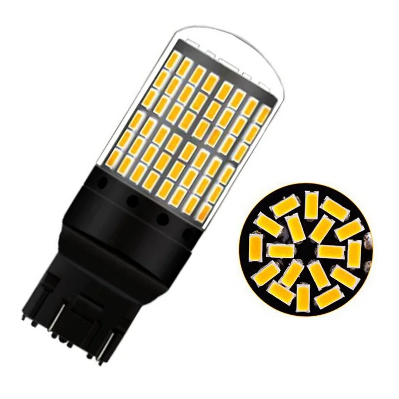 2PCS T20 W21/5W 7443 Canbus Error Free Super Bright 2000LM LED 21/5W Auto Brake Light Car Tail Fog Lamps Turn Signals Bulb - купить по