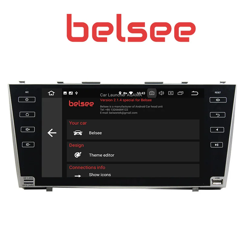 Belsee " ips экран PX5 4 ГБ Android 8,0 головное устройство стерео радио мультимедиа gps навигация для Toyota Camry 2008 2009 2010 2011
