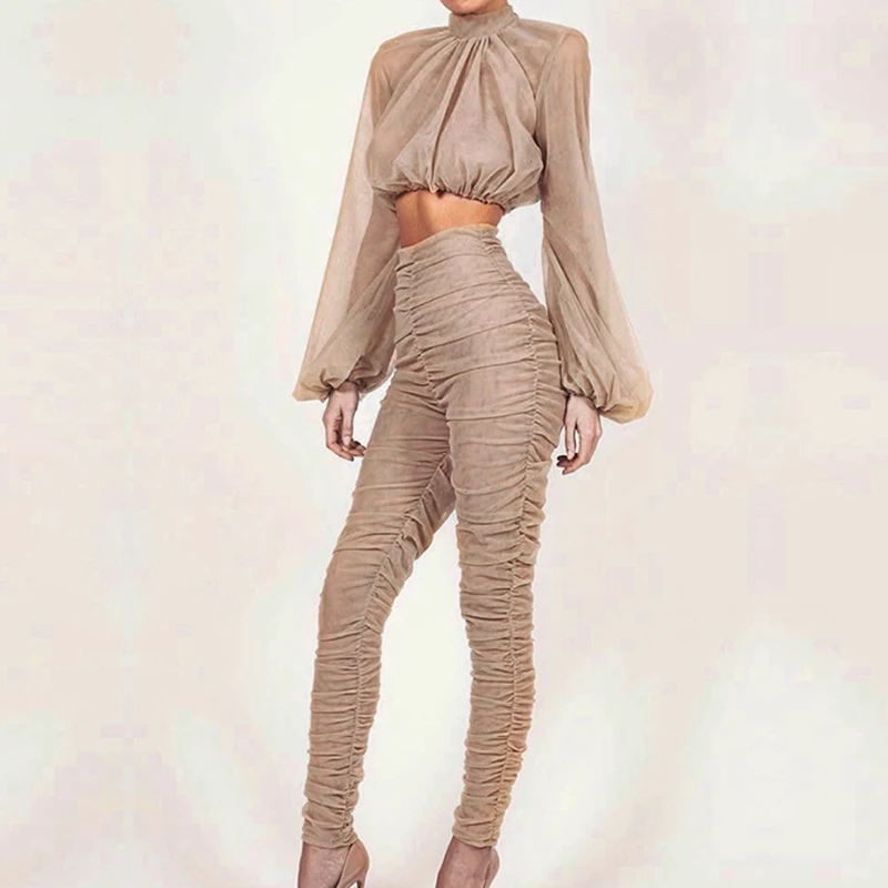 HIGH STREET/Новинка 2019 стильный костюм для подиума комплект женская футболка с