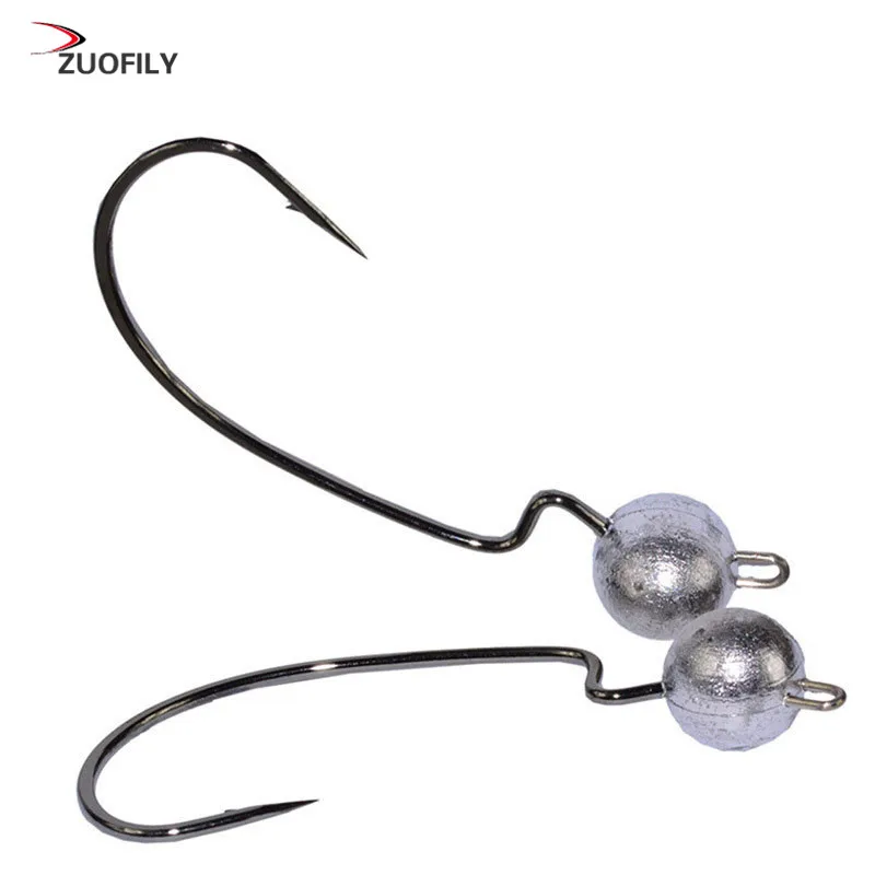 Рыболовный крючок ZUOFILY 5 шт./лот с крючком головкой 3. Приблизительная яркость 7 г