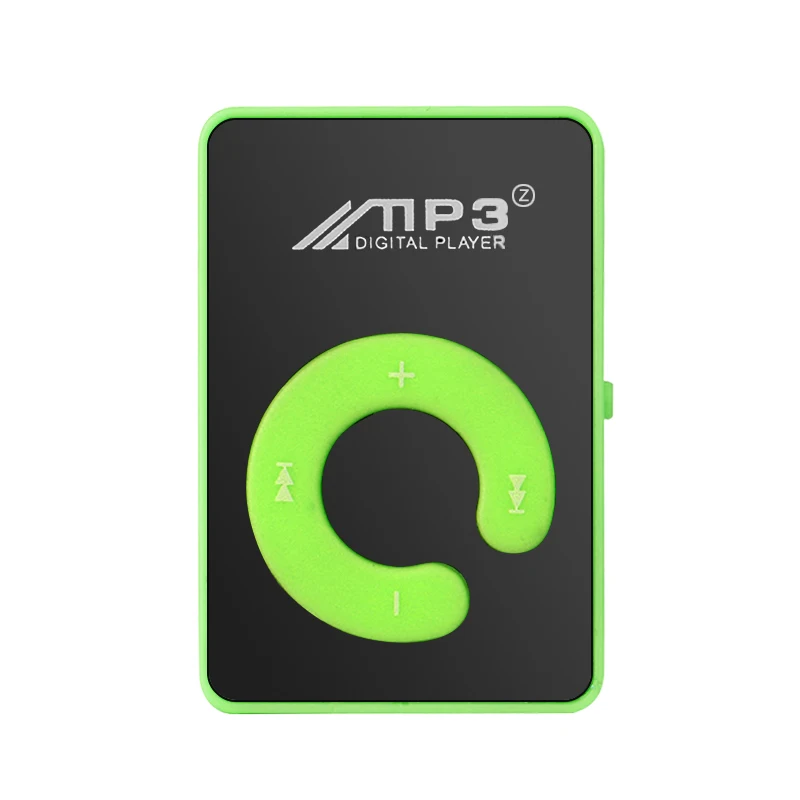 Зеленый MP3 плеер мини MP3 плеер с поддержкой 8 Гб TF карты с USB кабелем Студенческая подарочная карта MP3 мини портативный Mp3 высокое качество элегантный - Цвет: Зеленый