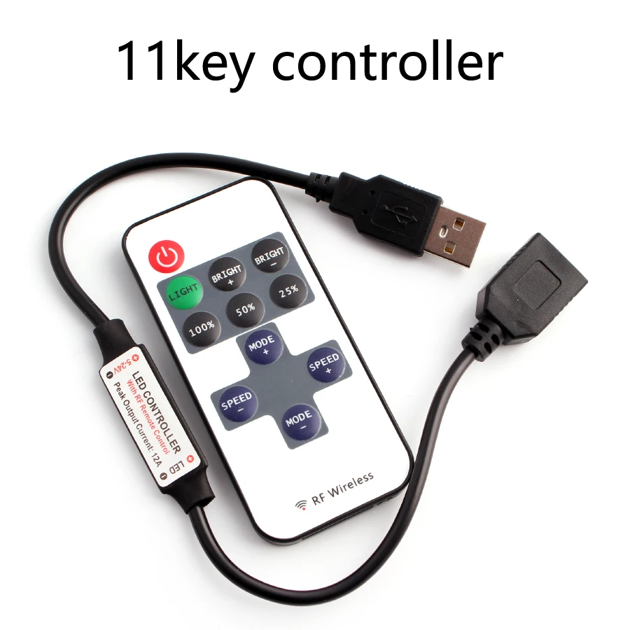 Светодиодная лента RGB с USB-подсветкой беспроводной пульт дистанционного