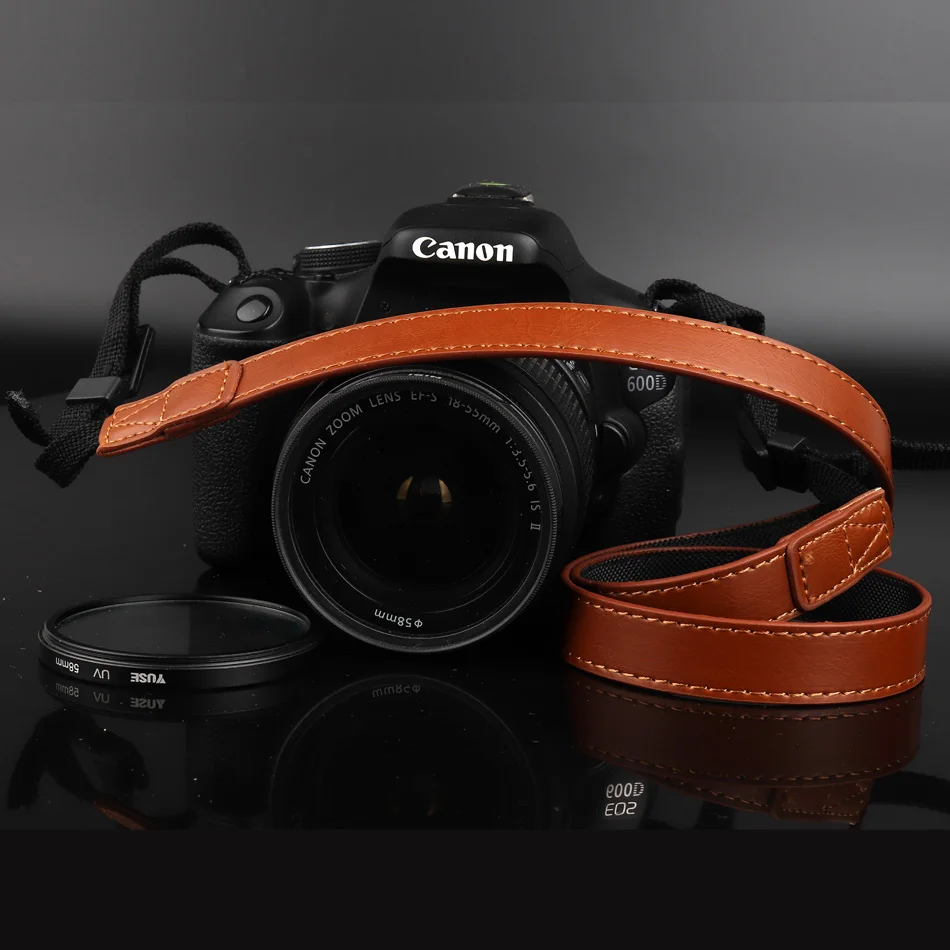 PU кожаный плечевой ремешок для камеры шеи винтажный ремень Canon SX60 SX50 SX540 SX530 SX520 SX510