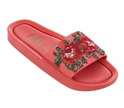 Melissa Beach Slide/Новинка 2019 года Женские сандалии на плоской подошве Обувь для женщин