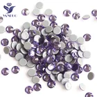 Аппликация для одежды YANRUO 2058HF, танзанит, SS6-SS30 хрустальные камни и Кристаллы горячей фиксации, стразы для свадебного платья