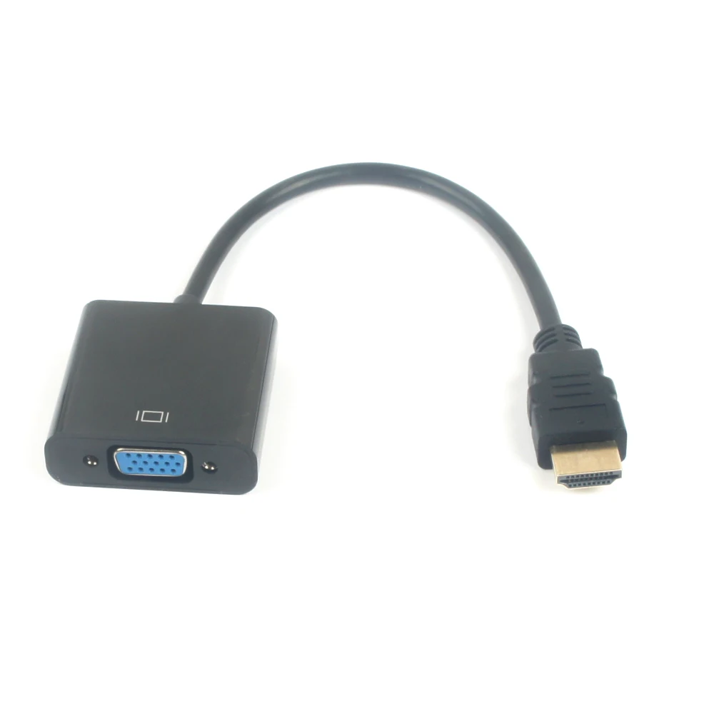 1080P HDMI штекер в VGA гнездо + аудио конвертер видео адаптер для ПК DVD HVA VGA|Кабели VGA| |