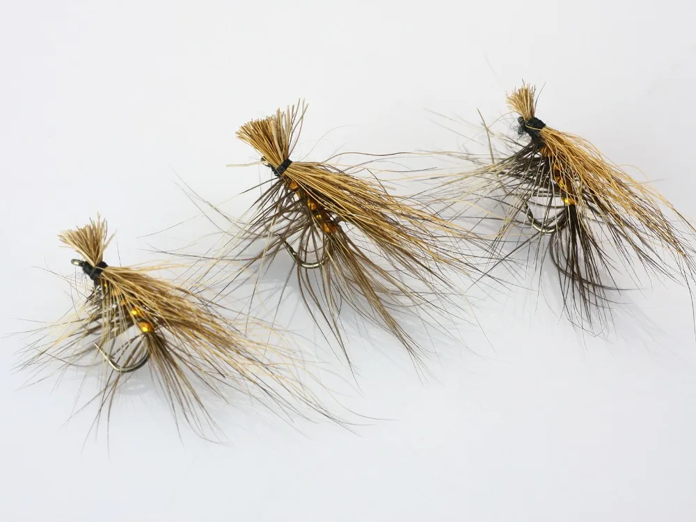 40 шт. крыла лося Caddis Сухих Мух приманки на форель для ловли нахлыстом|lure light|lure