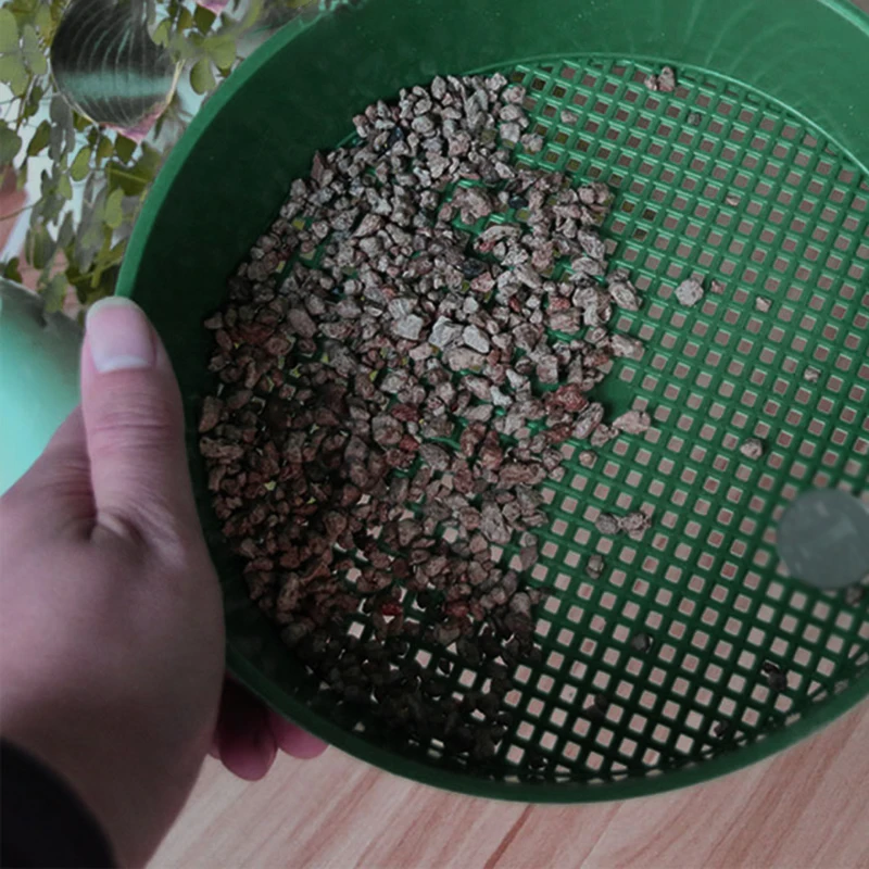 Light weight Garden Sieve 21*5cm Green For Composy Soil Stone Useful Hot Sale | Дом и сад