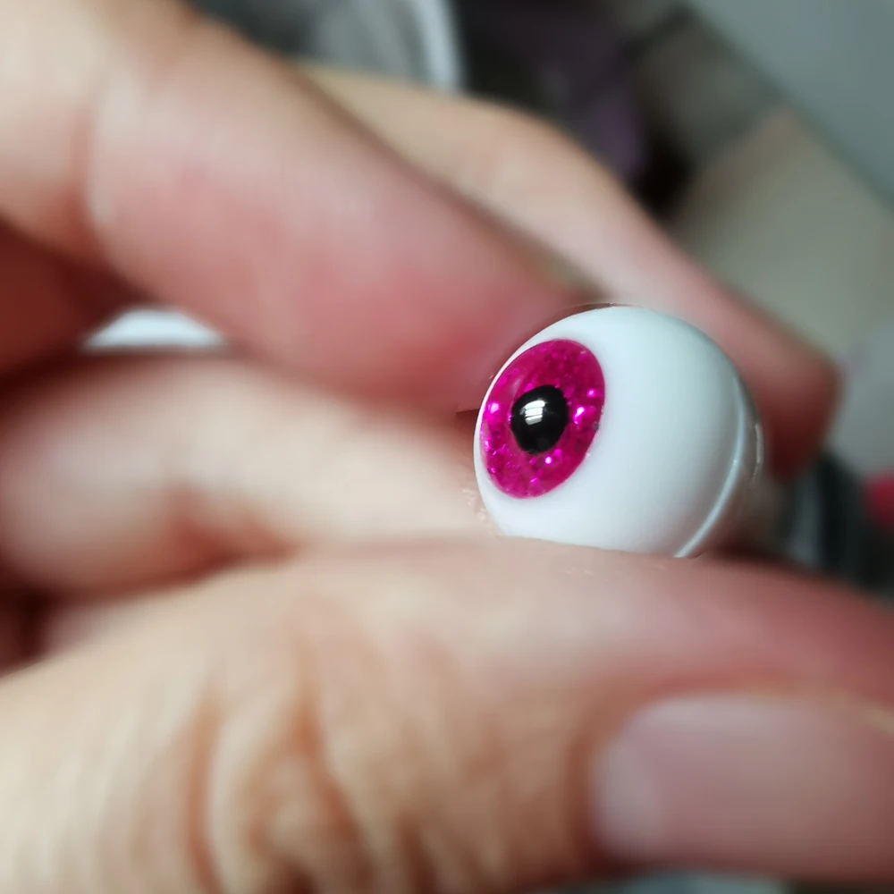 Глаза для кукол bjd золотого и фиолетового цвета игрушки BJD sd очки 1/3 1/4 1/6 8 14 16 18 20 мм