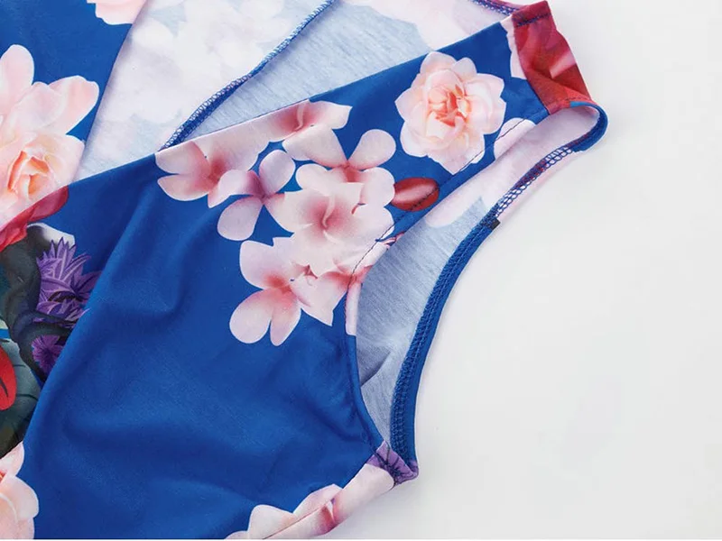 Сексуальное женское платье с v образным вырезом без рукавов цветочным принтом