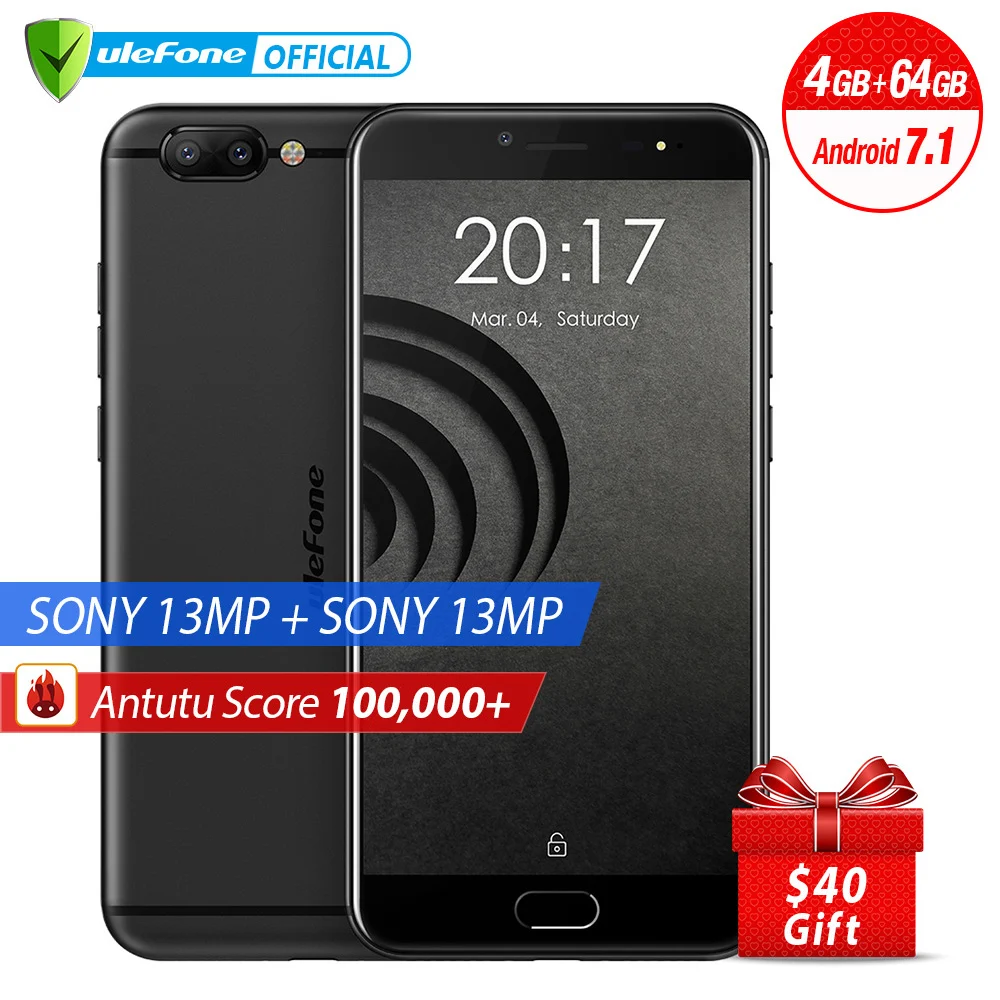 Ulefone Gemini Pro 5 дюймов FHD мобильный телефон Android 7 1 MTK6797 Дека Core 4 Гб оперативная память