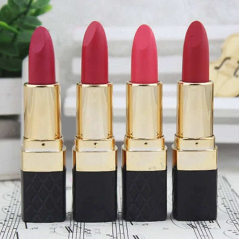 Увлажняющая помада для губ Sweet Red Color водостойкая долговечная бархатная матовая