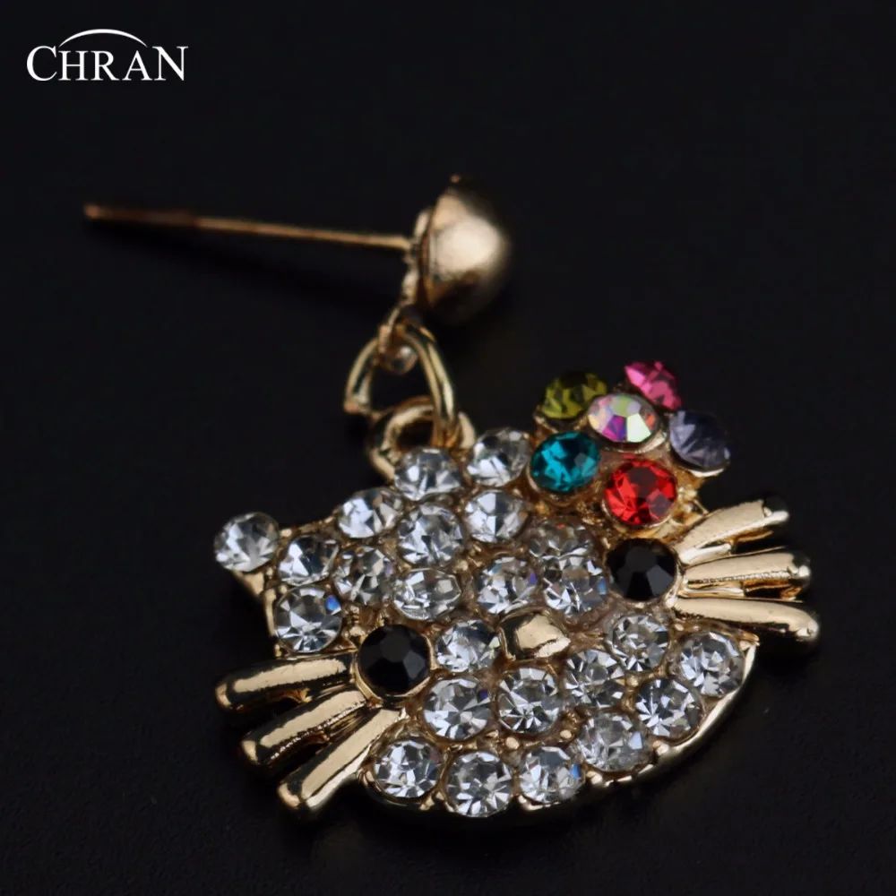 Женские серьги CHRAN Золотой пирсинг ювелирные изделия милые дизайнерские