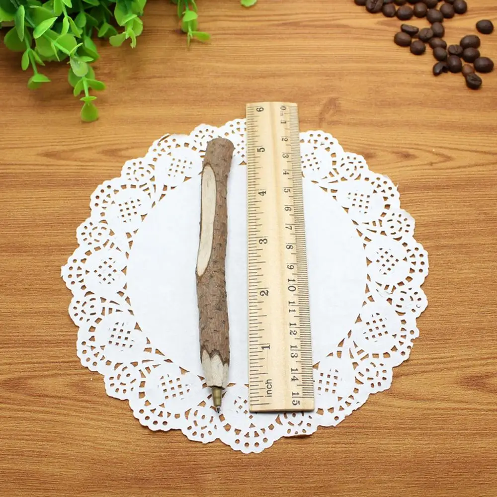 

Creative Tree Wooden BallPoint Pen For Writing Office School Supplies Stationery
