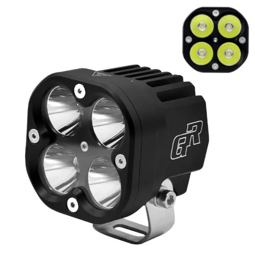 A 10 шт 40 W U3 светодиодный мотоциклетные 4200LM Универсальный мотоциклов лампы фар высокого качества светодиодный вождения туман пятно головного света - Цвет: A