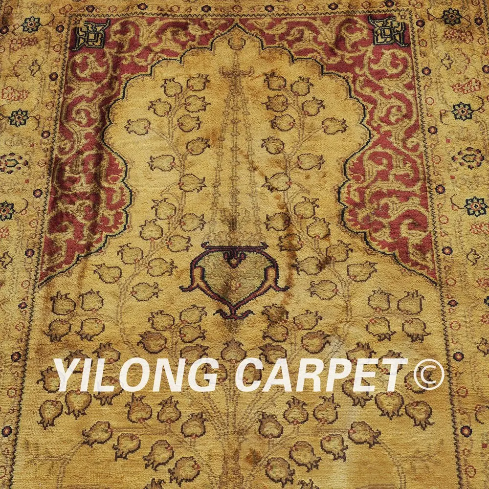 YILONG 2 5 'x 4' ручной работы персидский старый ковер турецкий Восточный Древо
