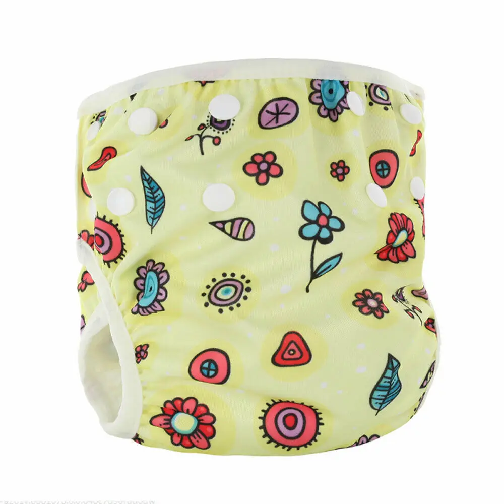 X26 Baby Adjustable Swim Diaper Training Pants Reusable Waterproof Nappy Washable Covers Baby Boy Girl Printed Cloth Diaper Washable - Цвет: X26