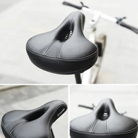 robesbon thicken wide bicycle saddle bicycle saddles seat cycling saddle cushion comfortable soft elasticity sponge