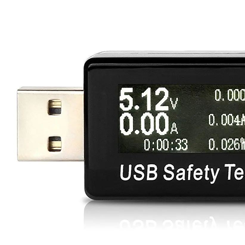 Профессиональный USB тестер безопасности цифровой измеритель мощности