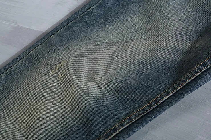 Брендовые мотоциклетные джинсовые байкерские джинсы мужчин Slim Fit Washed Винтаж порванные джинсы для мужчин эластичные джинсовые штаны узкие джинсы мужчин K538