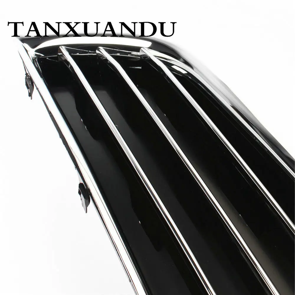 2Bar Chrome Trim Piano Paint Foglight Fog Lamp Vent Grill Grille Fit For AUDI A8 Quattro D4 2011-2013 4H0807679E 4H0807680E | Автомобили и