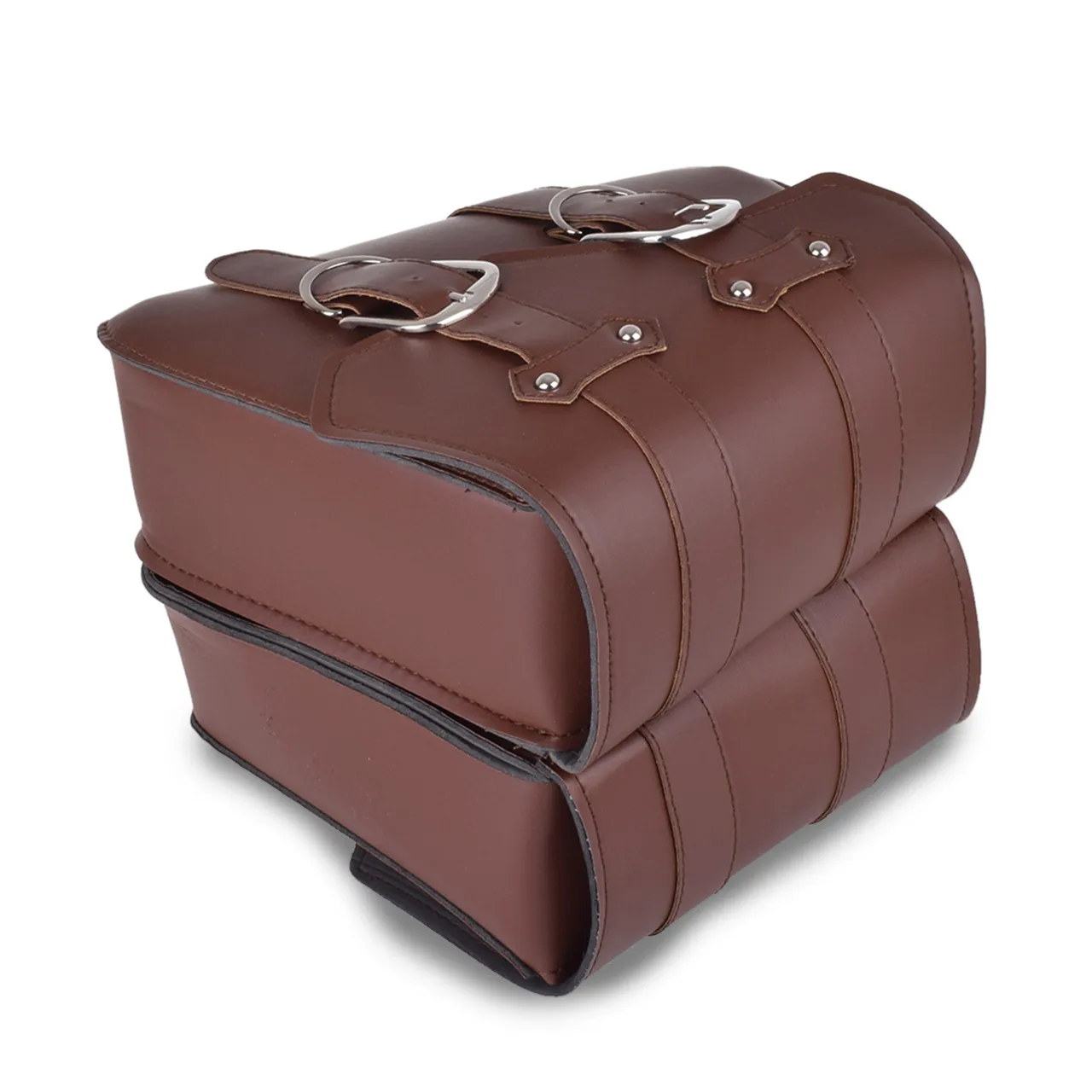 Коричневая сумка для мотоцикла чехол Sacoche Bolsa боковые сумки Sportster Alforjas Para Moto Saddlebags