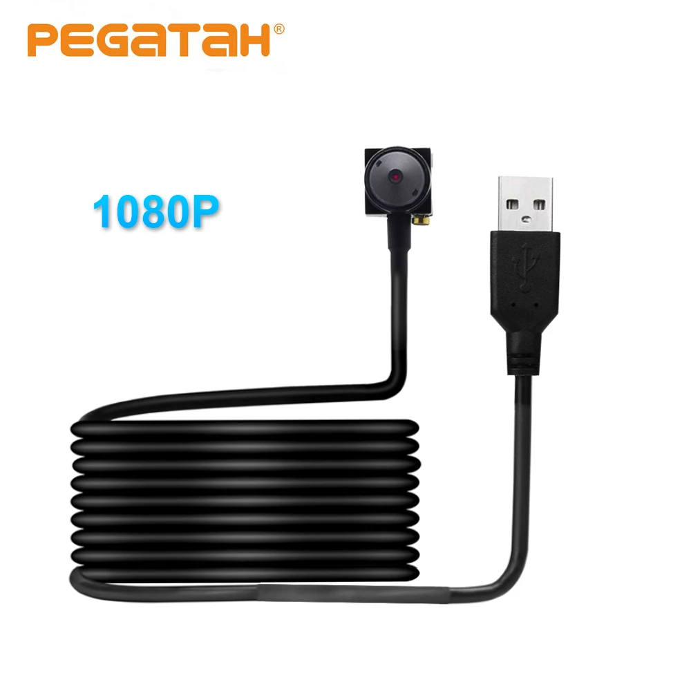 Мини камера 1080p Веб с разъемом и подключением USB для безопасности охранной
