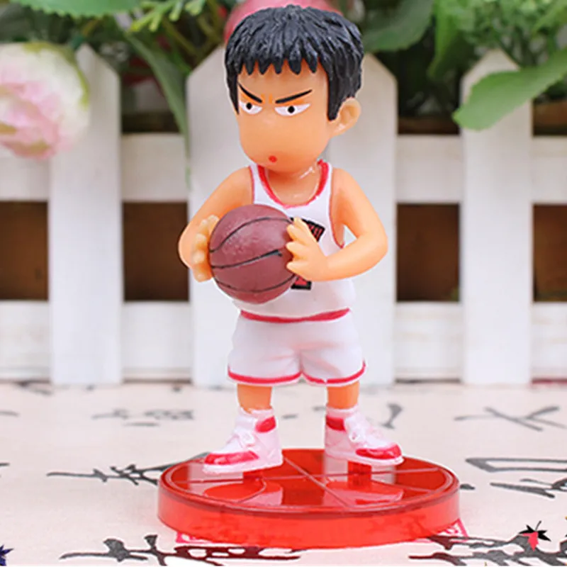 5 шт./компл. аниме Slam dunk Sakuragi Hanamichi Akira Sendoh играть в баскетбол ПВХ фигурку игрушки D288