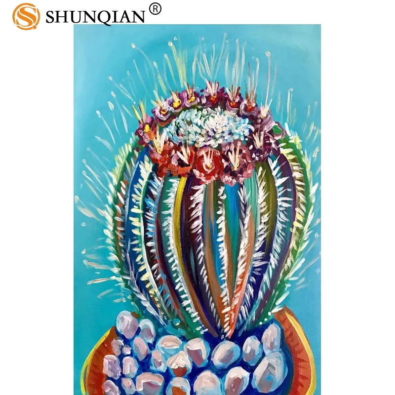 

Cactus Canvas Poster Home Decor Custom Cloth Posters 20X30cm,27X40cm,30X45cm Best Gift DIY Fabric Posters