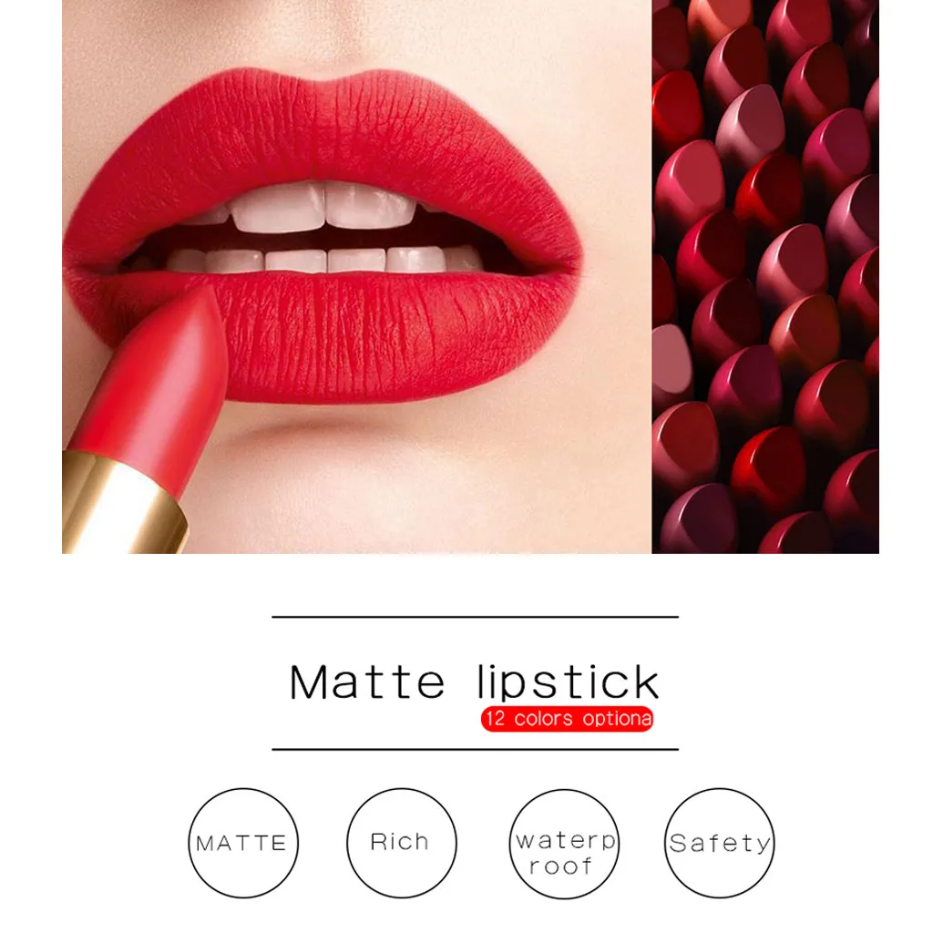 Lulaa maquillajes para mujer матовый сексуальный блеск для губ длинная прочная водостойкая