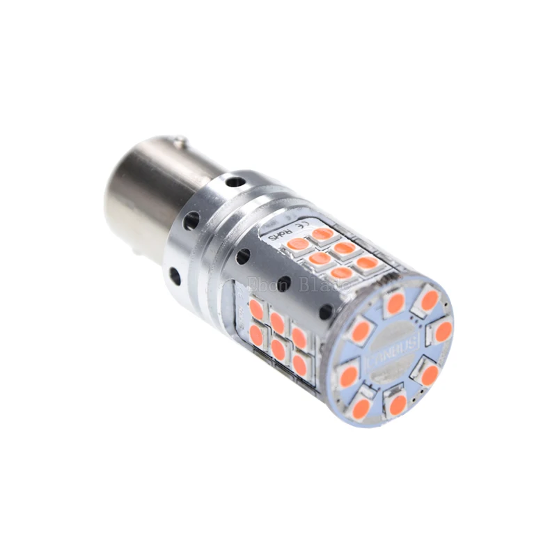 2 шт без резистора 1157 BAZ15D 7225 P21/4 W CANBUS Светодиодные лампочки 3030 SMD красный автомобильный резервный тормоз Стоп стояночный светильник Автомобильный задний фонарь