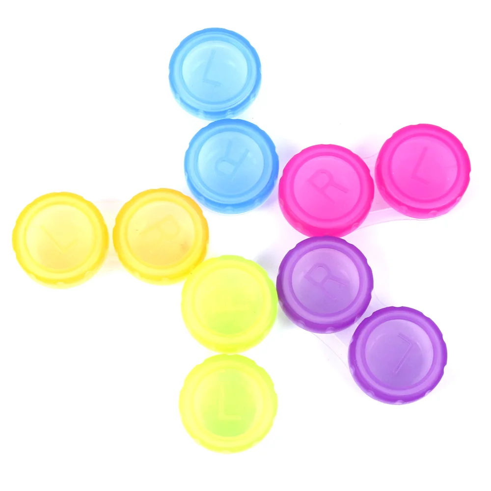 Высокое качество контактные линзы L + R чехол держатель для хранения замачивающий