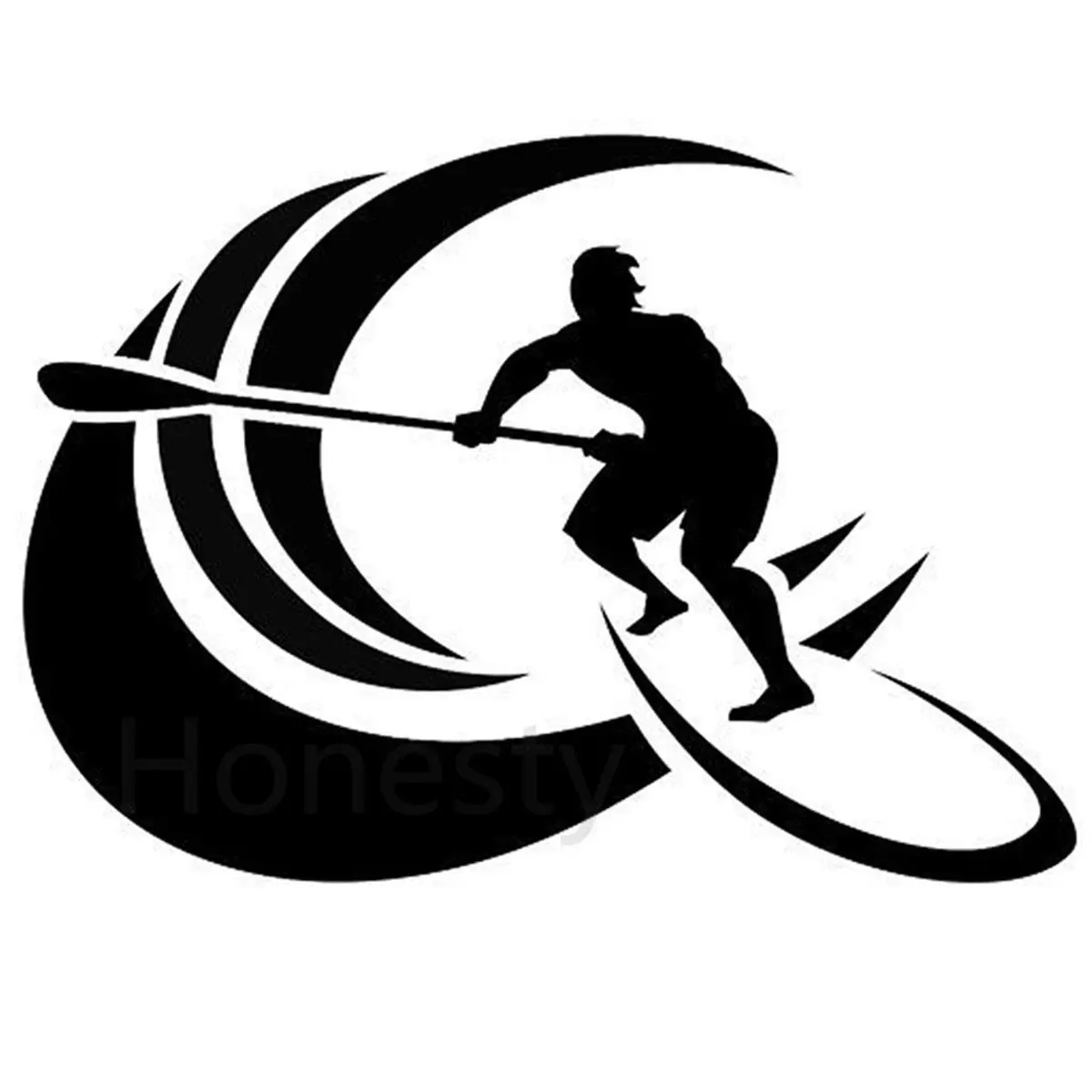 Stand Up Paddle Board Sup Surfwall Home на стекло окно дверь автомобиля стикер ноутбук машину