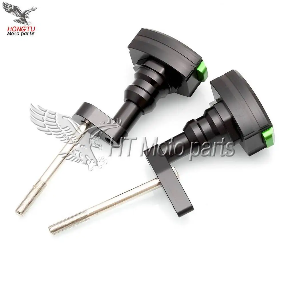 Motorcycle CNC Frame Sliders Falling Protection Anti Crash Pad Sides For Kawasaki Ninja 650R ER6N ER-6N ER6F ER-6F 2012-2016 | Автомобили