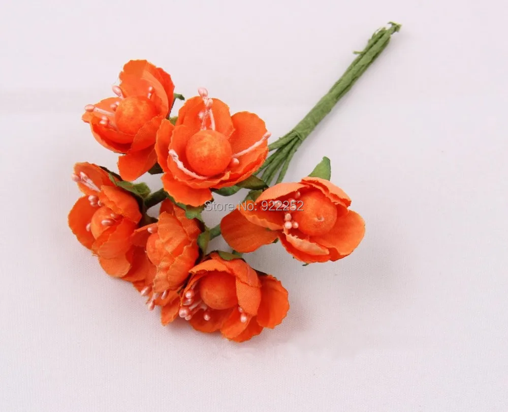 Искусственный Шелковый Мини букет цветов вишни бутоньерка сделай сам украшение