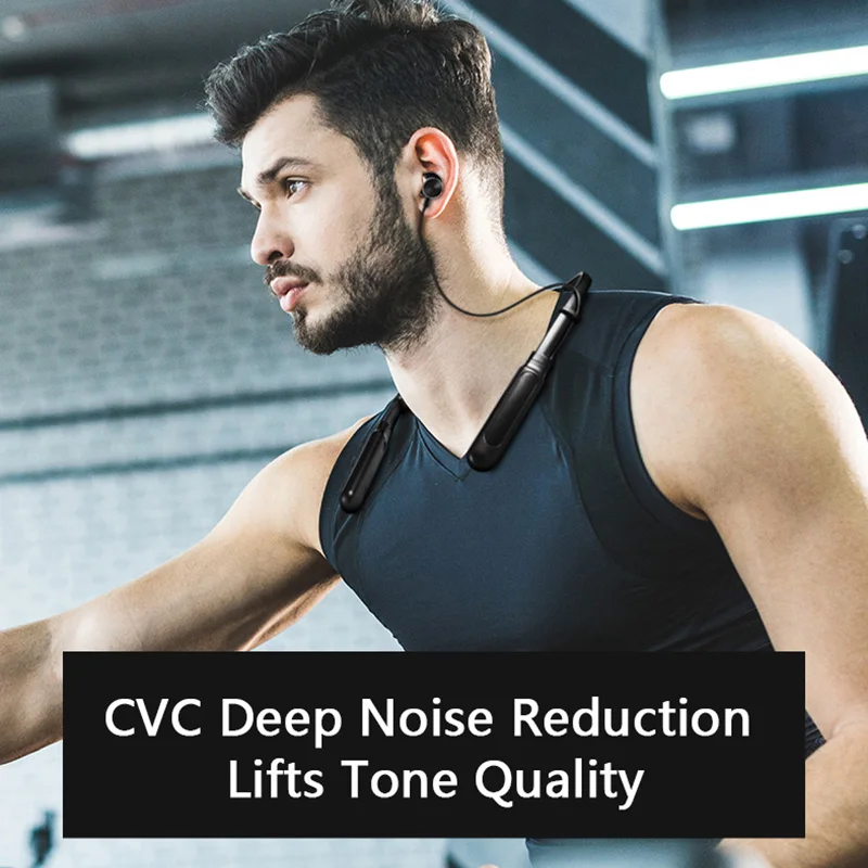 Bluetooth наушники беспроводные магнитные поддержка tf карты с микрофоном стерео для