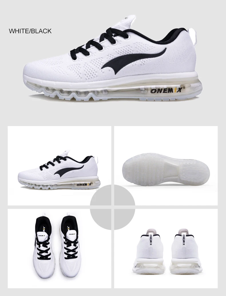 ONEMIX Hot Sale Men Road Running Shoes Breathable Runner Athletic Sneakers Women Air Cushion Running Shoes Outdoor Walking Shoes