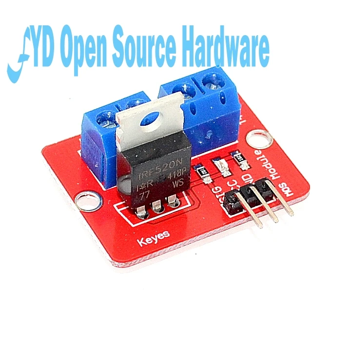 1 шт. 0 24 в топ Mosfet Кнопка IRF520 драйвер MOS модуль MCU ARM для arduino|mosfet|module |