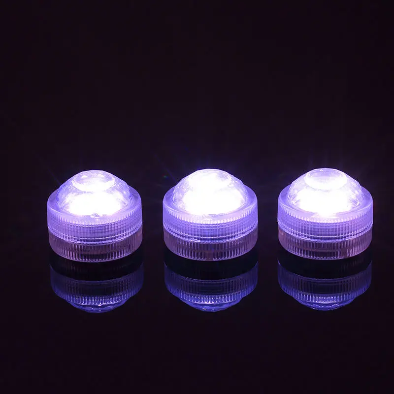 

10Pcs/lot Color-change Submersible mini LED light Vase Light RGB Multicolor steady Holiday Lighting Waterproof Floralyte light