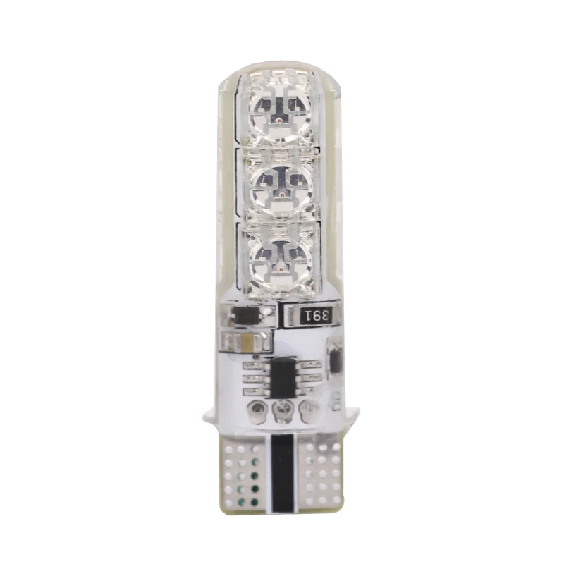 CROSSTIGER светодиодный T10 W5W 194 168 ламп 5050 6 Smd RGB с пультом дистанционного управления
