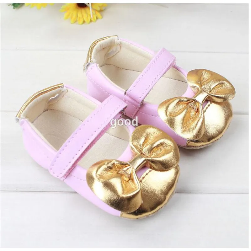 

2016 New arrive Baby First Walkers Lovely baby Sneakers white PU Leather casual baby shoes